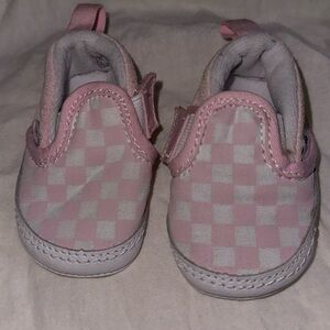 Crib checkered vans